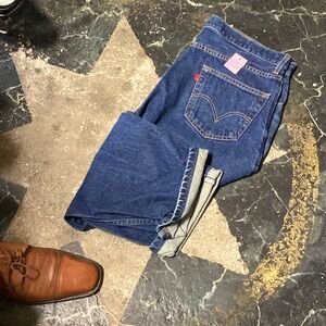 Levi's Men's Dark Blue Straight Jeans. Size36x30